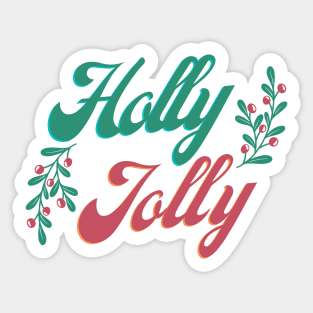 Holly Jolly Sticker